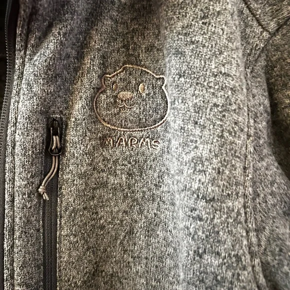 Men’s Marmot Gray Full-Zip Fleece Jacket size Large - Picture 3 of 4